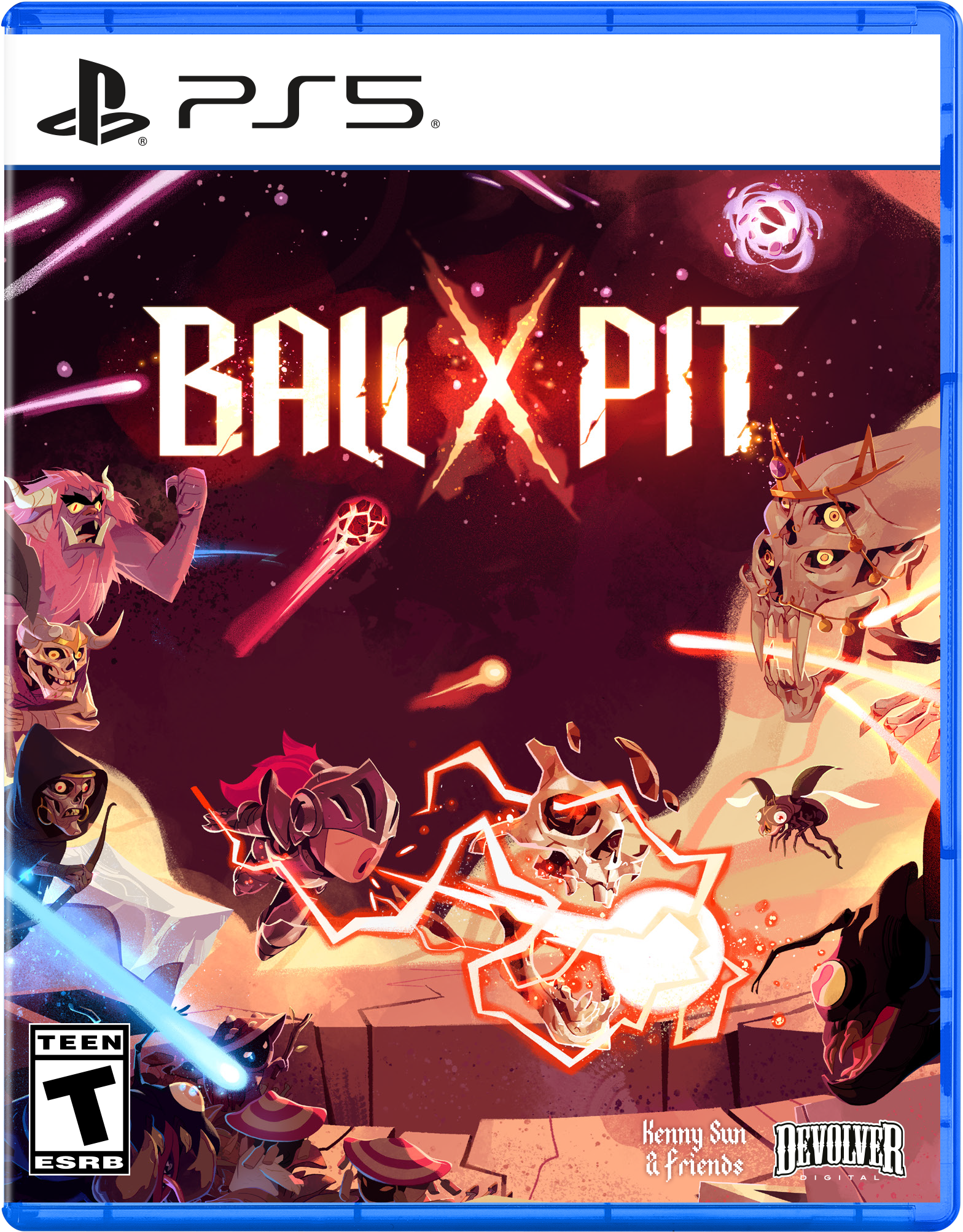 PS5  
BALL X PIT  
TEEN  
ESRB  
Kenny Sun & friends  
DEVOVER DIGITAL - T (Teen 13+)