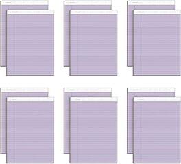TOPS - Prism+ Legal Notepads, 5" x 8", Narrow Ruled, 50 Sheets/Pad, 12 Pads/Pack - Orchid