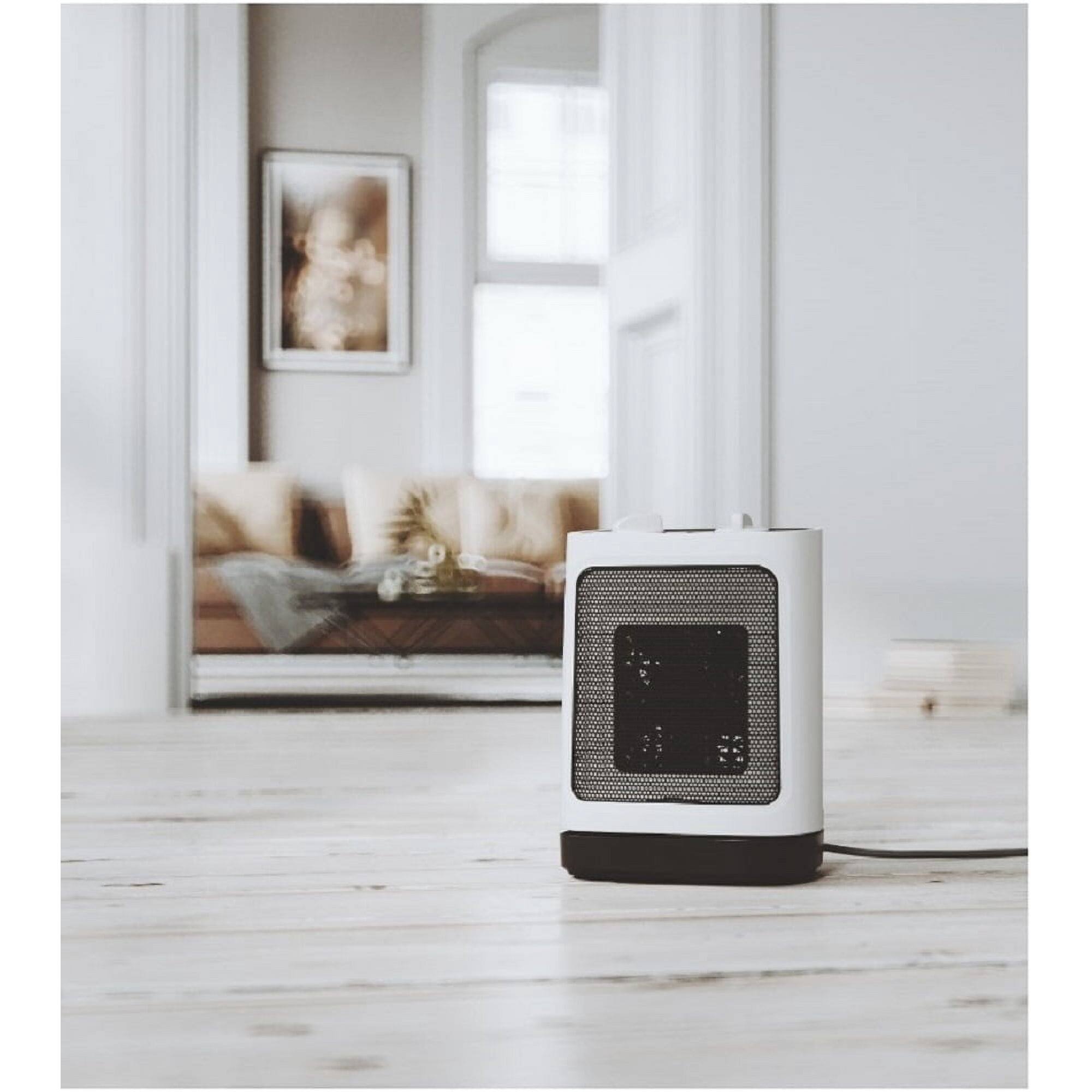 Alt View 3. Pelonis - Pelonis Portable Ceramic Electric Oscillating-Fan Space Heater, New, White, NTY15-16LA - White.