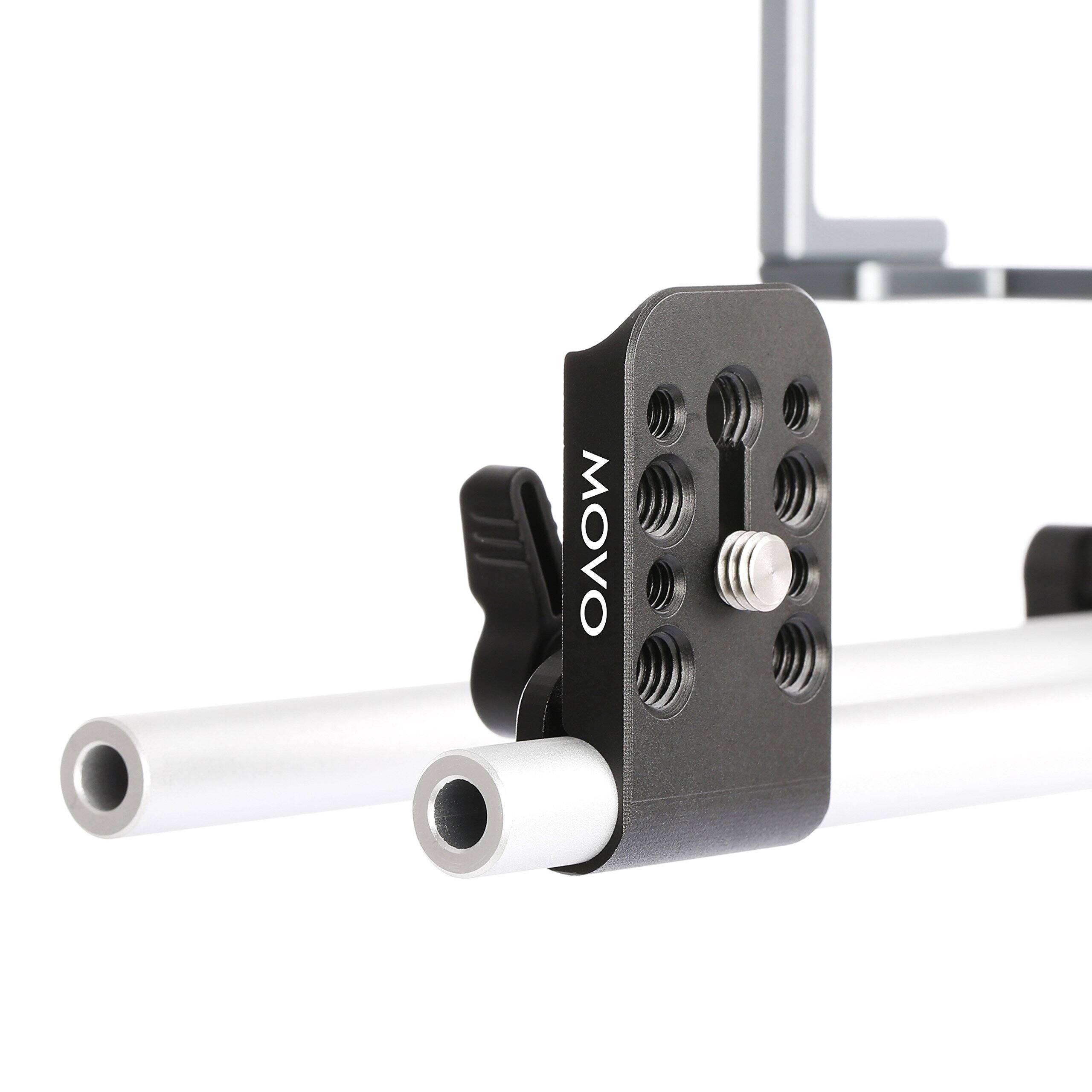 Alt View 5. MOVO - Movo CAB1000 15mm Modular Rod Clamp Adapter.