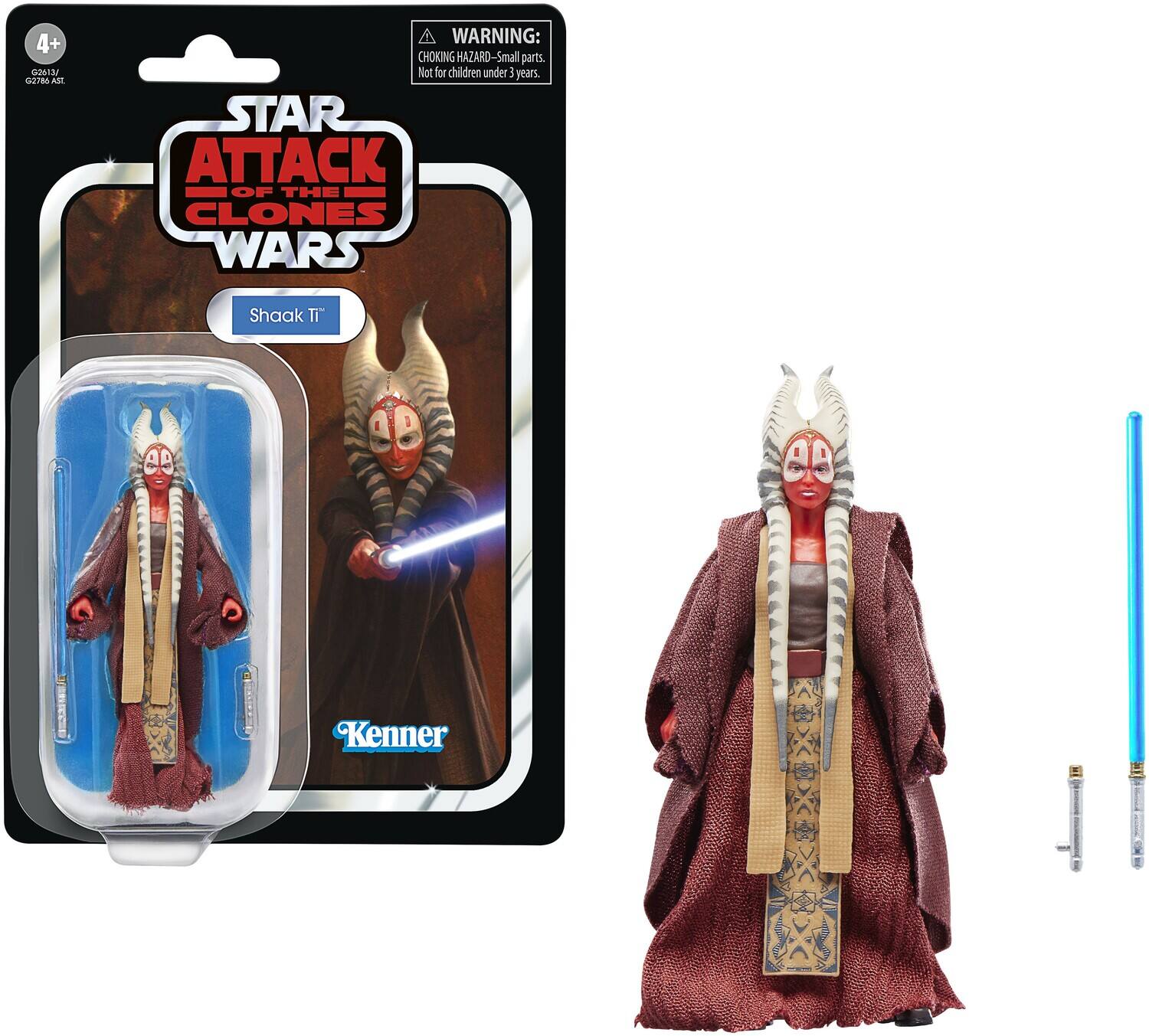 Hasbro - Star Wars: Attack of the Clones - Vintage Collection - Shaak Ti Action Figure - COLLECTIBLES - Multicolor