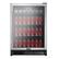 Angle. Galanz - 5.7 cu. Ft 172 cans beverage cooler - Stainless Steel.