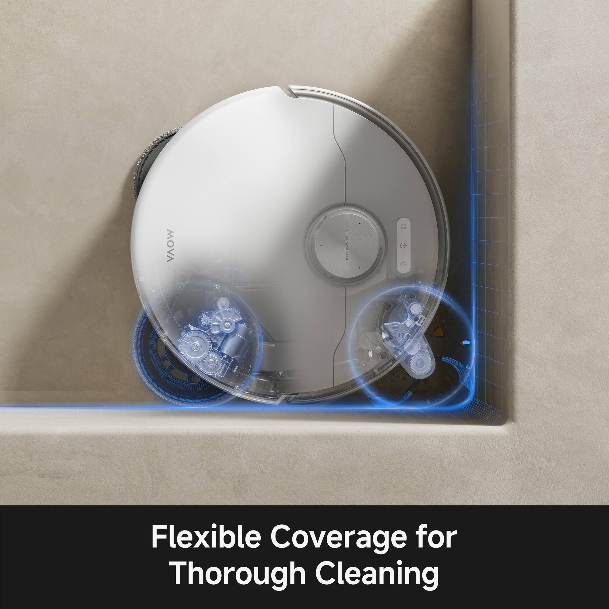 Flexible Coverage for Thorough Cleaning