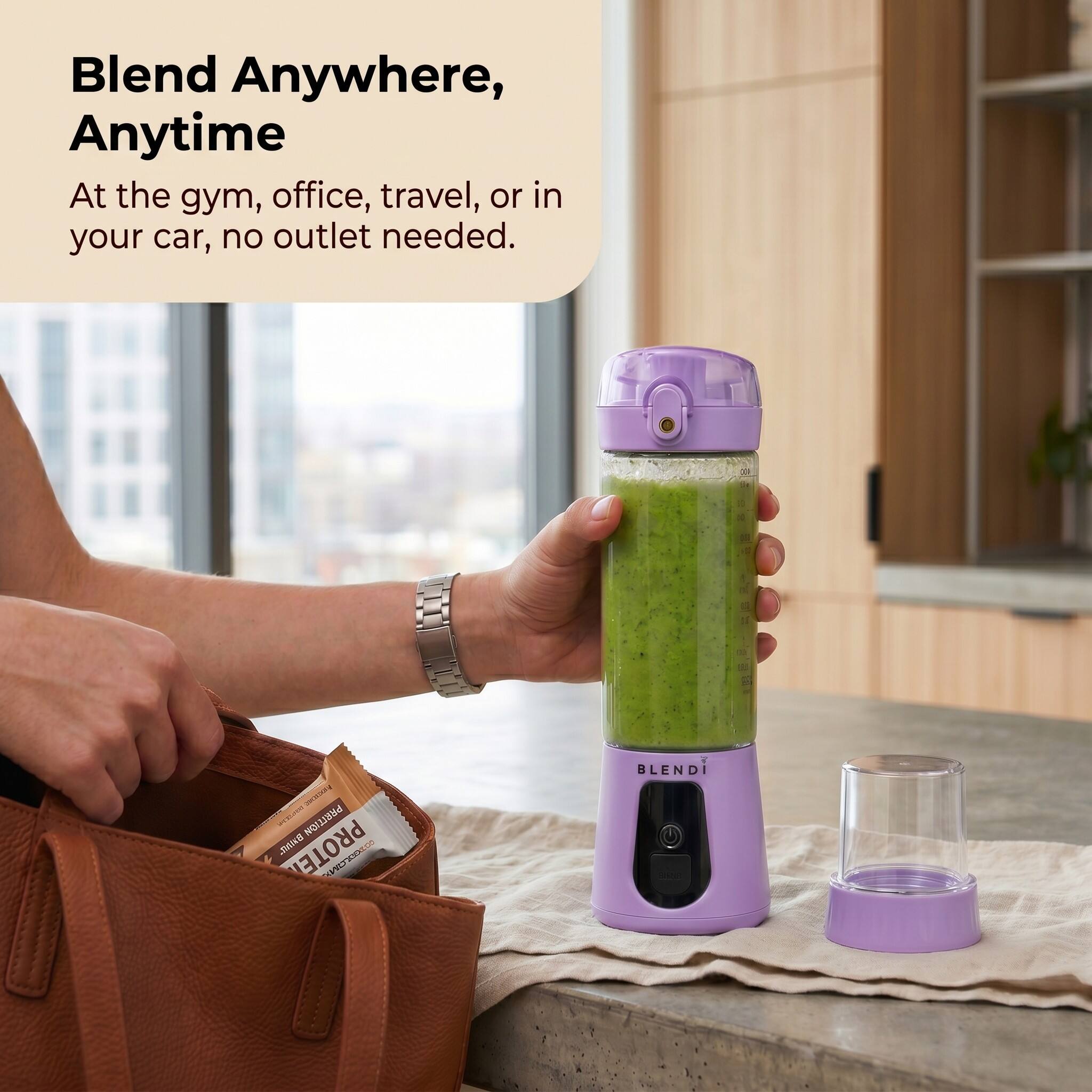 Blend Anywhere, Anytime

At the gym, office, travel, or in your car, no outlet needed.