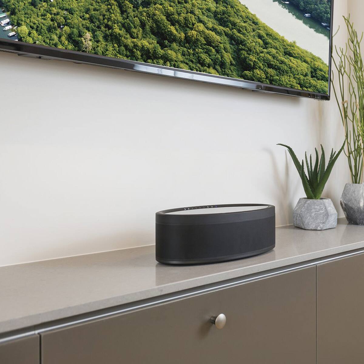 Alt View 9. Yamaha - Yamaha MusicCast Vinyl 500 Turntable with MusicCast 50 Wireless Speaker - Black.