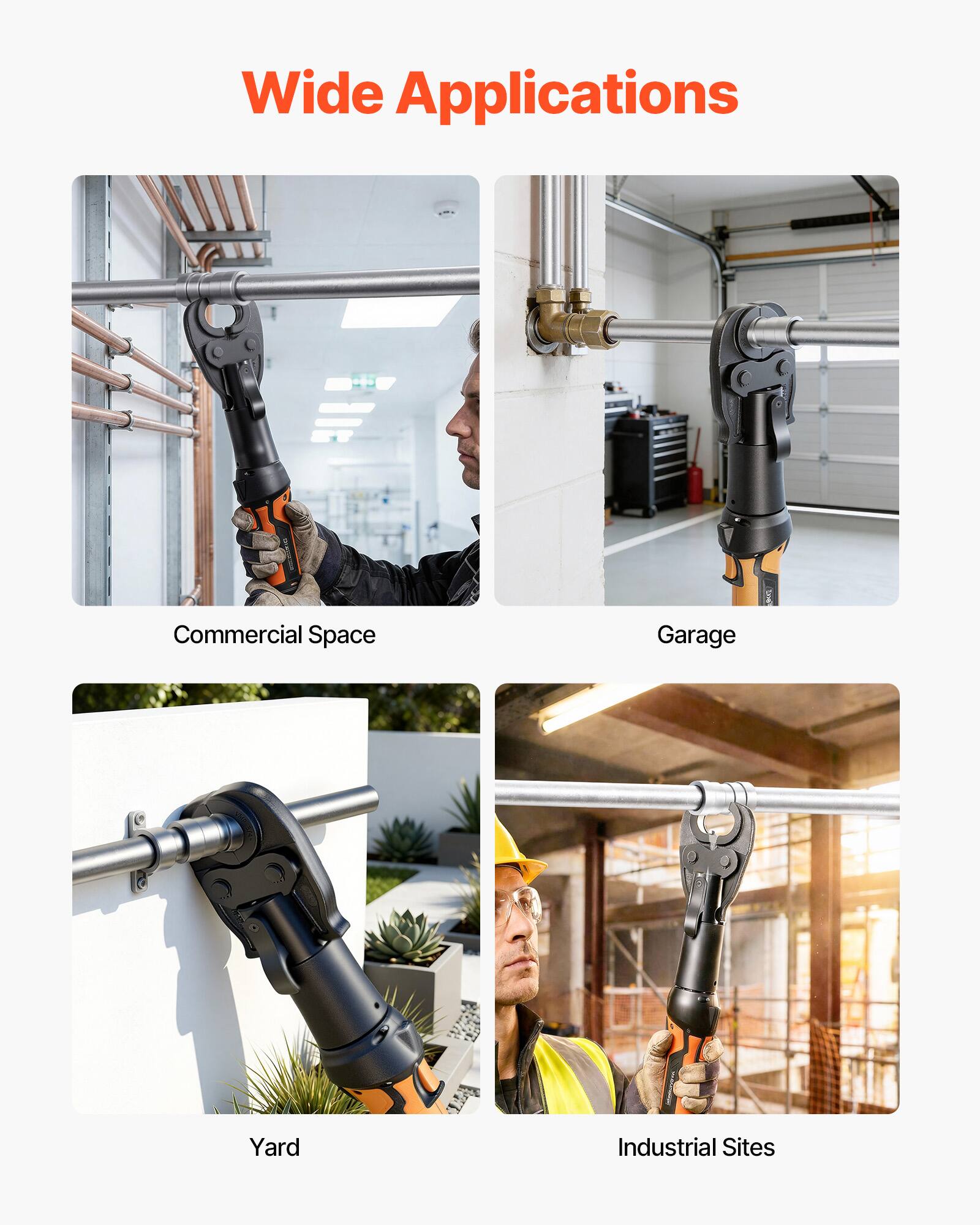 Wide Applications

- Commercial Space
- Garage
- Yard
- Industrial Sites