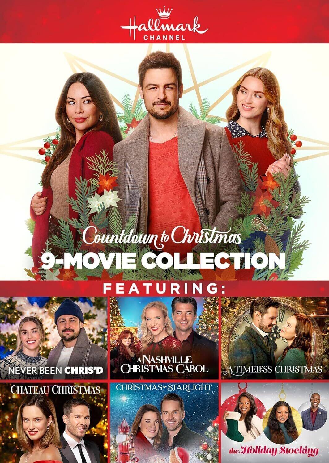 Hallmark Channel Countdown to Christmas 9-Movie Collection: Never Been Chris'd…   - DVD