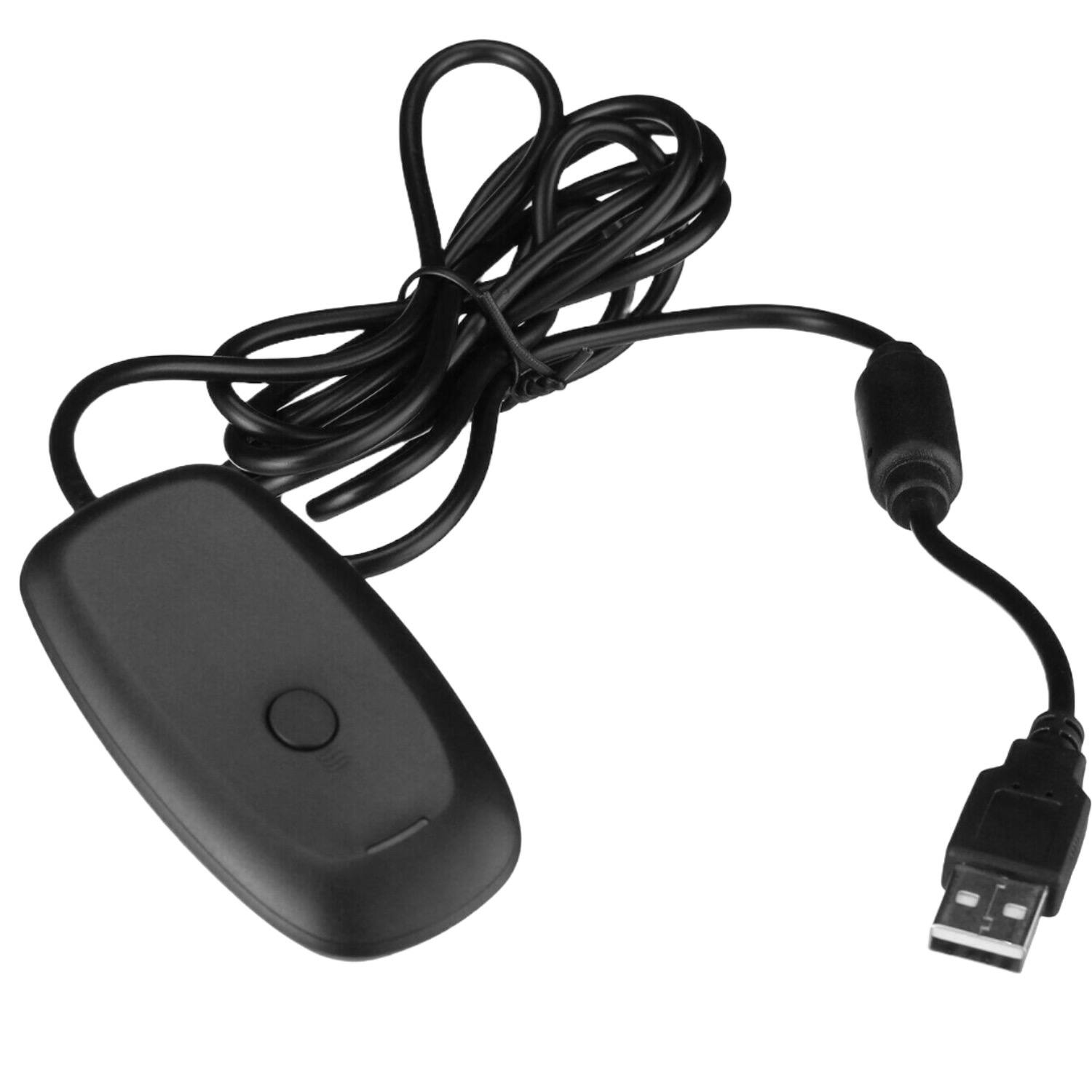 Back. Sanoxy - USB Gaming Receiver Wireless Adapter for 360 PC Controllers - Black.