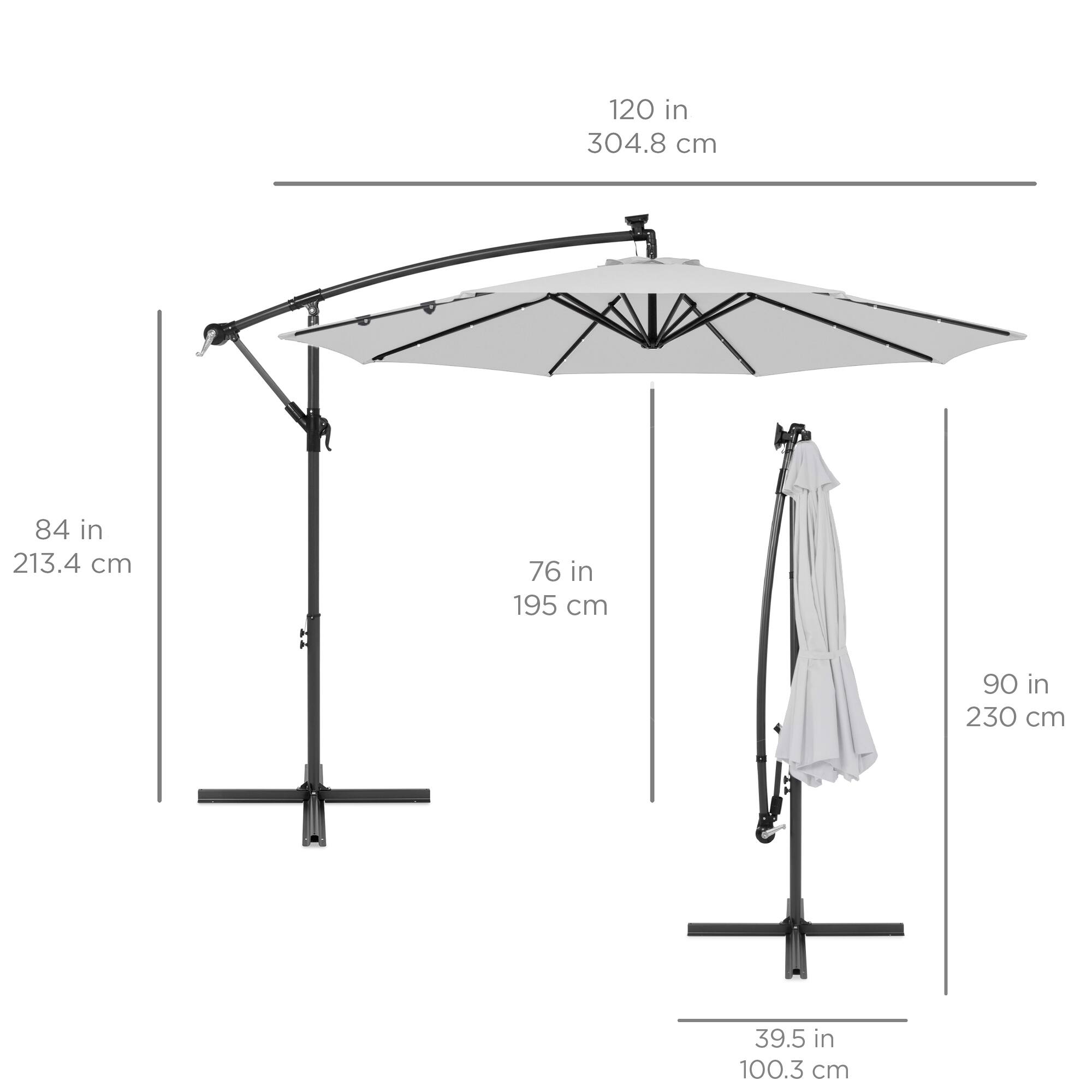 120 in 304.8 cm  
84 in 213.4 cm  
76 in 195 cm  
90 in 230 cm  
39.5 in 100.3 cm