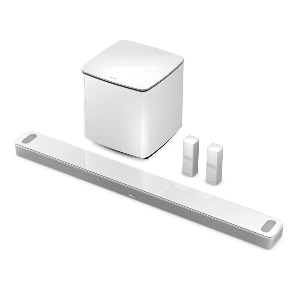 Alt View 2. Bose - Smart Ultra Dolby Atmos Soundbar + 1-Year Extended Warranty Package - Arctic White.