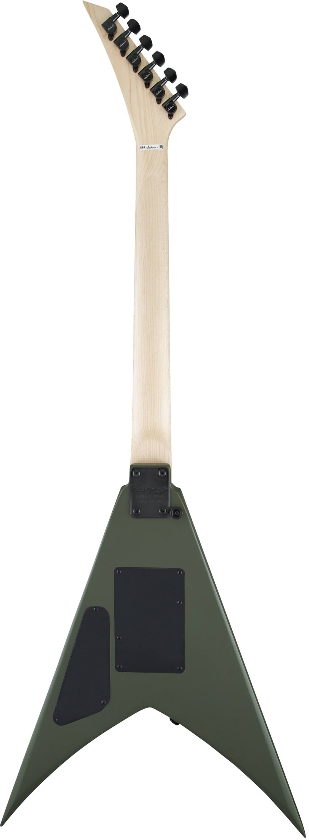 Angle. Jackson - Jackson JS Series King V JS32, Matte Army Drab Electric Guitar.