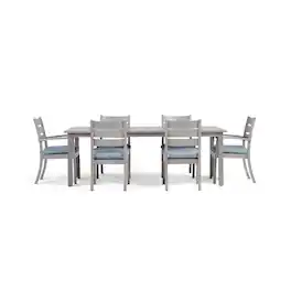 Yardbird® - Eden 7 Piece Rectangular Dining Set - Mist