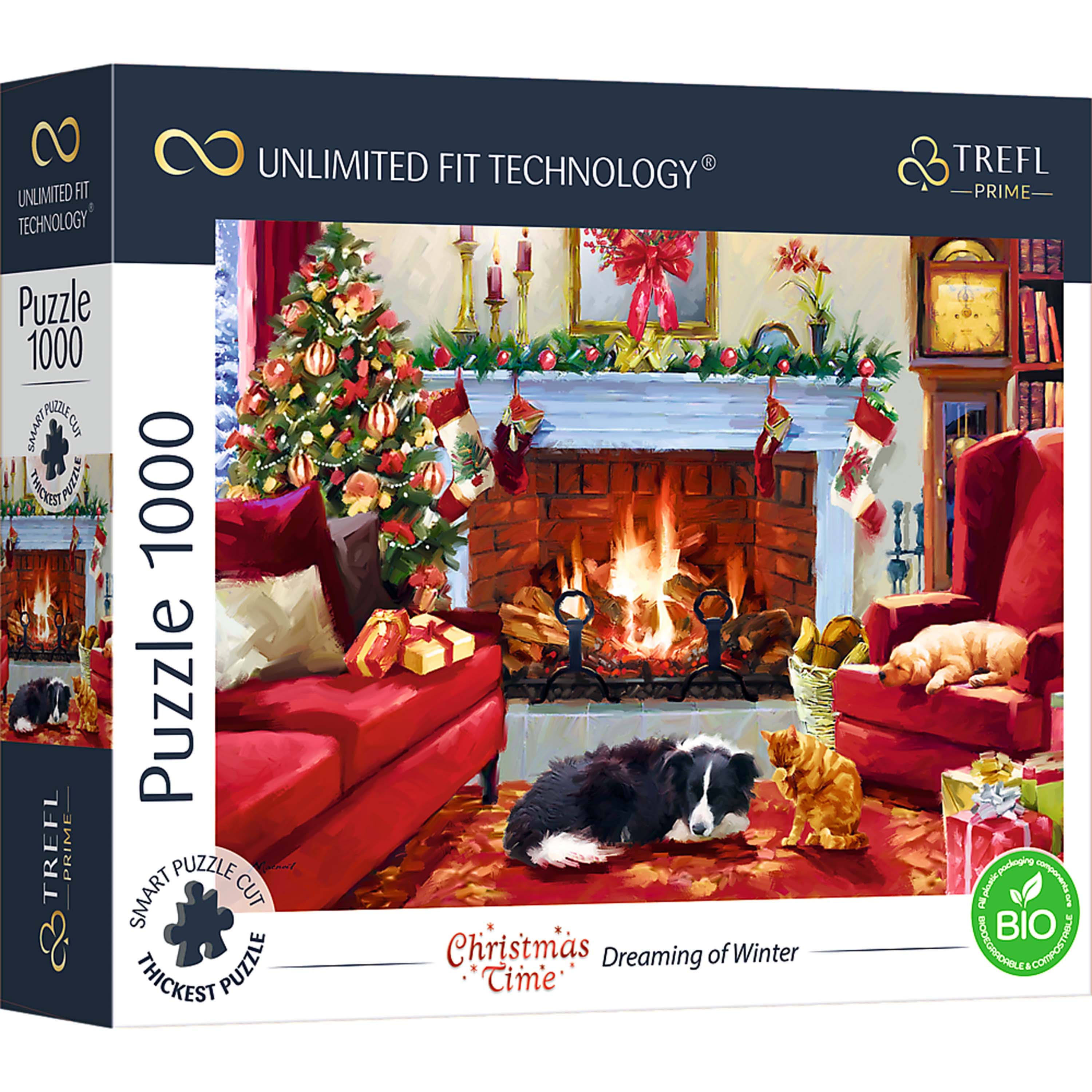 Trefl - Prime Dreaming of Winter 1000 Piece Puzzle - Multicolor