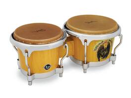 Latin Percussion - Africa Speaks 7-1/4" & 8-5/8" Bongos