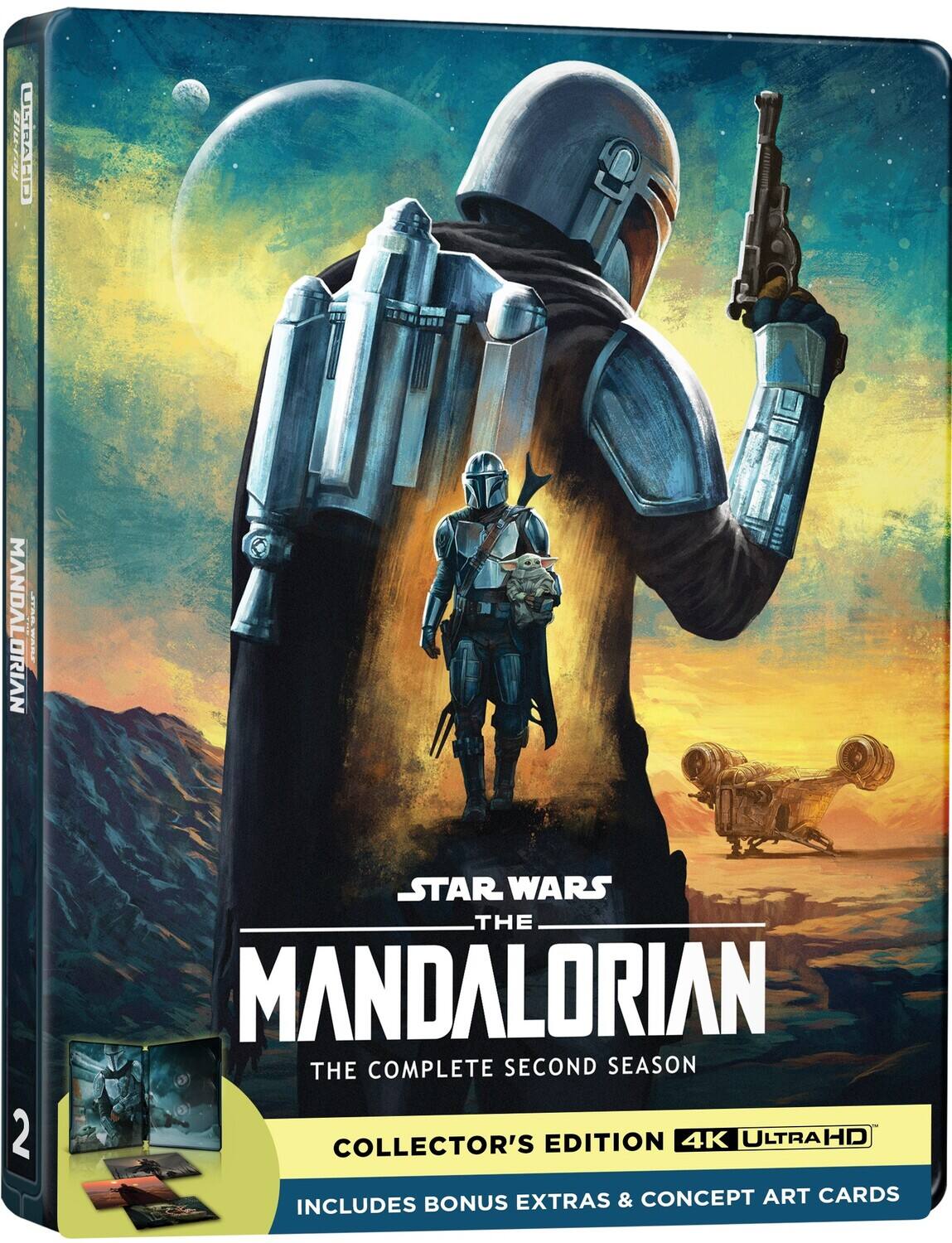 Alt View 1. The Mandalorian: The Complete Second Season (Steelbook)   - 4K Blu-Ray.