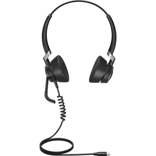Front. Jabra - Jabra Engage 50 Stereo - Stereo - USB Type C - Wired - 32 Ohm - 20 Hz to 20 kHz - Over-the-head - Binaural - Supra-aural - Red.