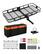 Front. VEVOR - 70" x 30" x 6", Hitch Cargo Carrier, 500 lbs Capacity Hitch Cargo Carrier with Ratchet Straps & Cargo Bag - Black.