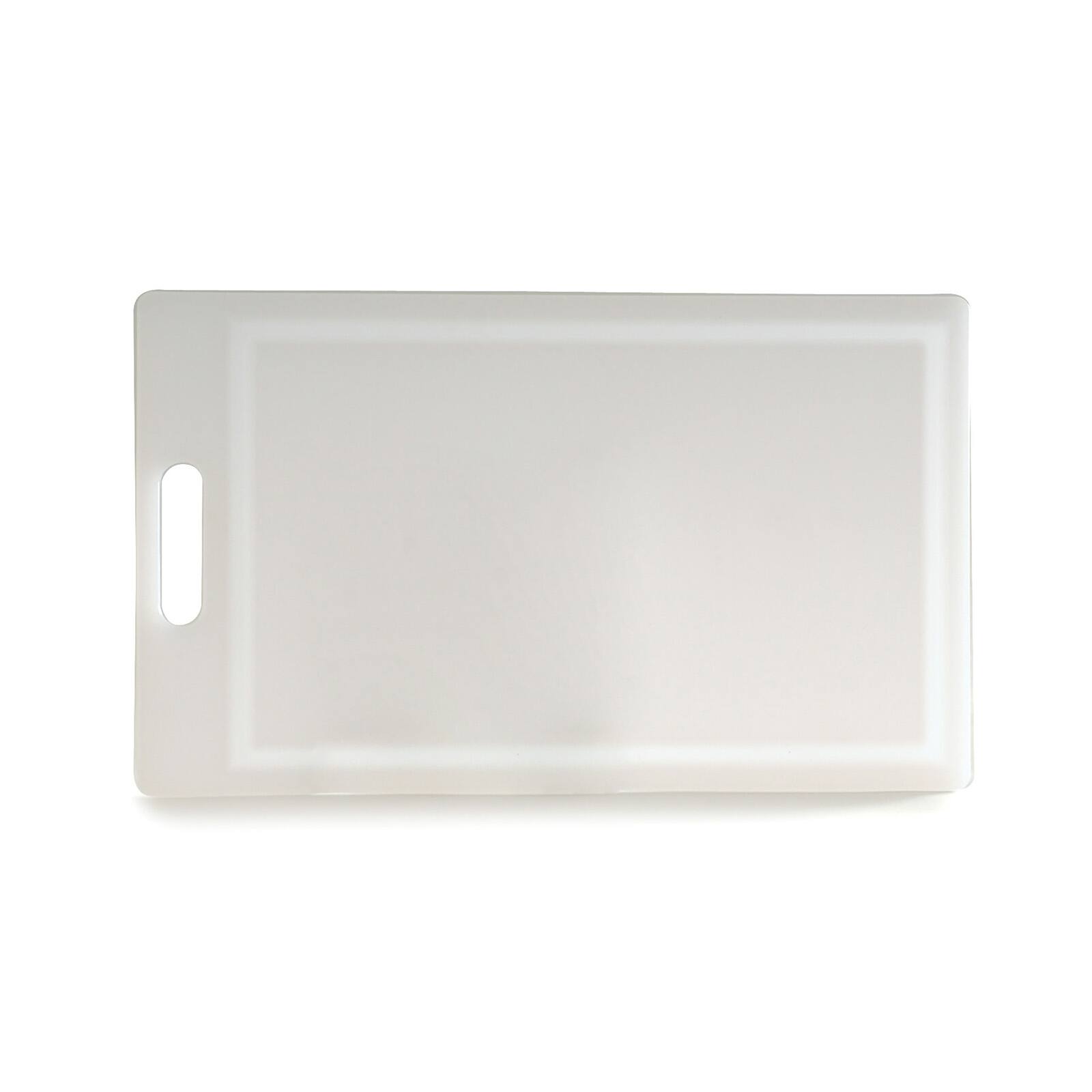 Front. Norpro - Professional 8.5-Inch x 14.5-Inch Cutting Board, White - White.