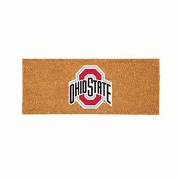 Evergreen Enterprises - Ohio State Buckeyes 24" x 60" Outdoor Team Color Logo Coir Mat - Brown
