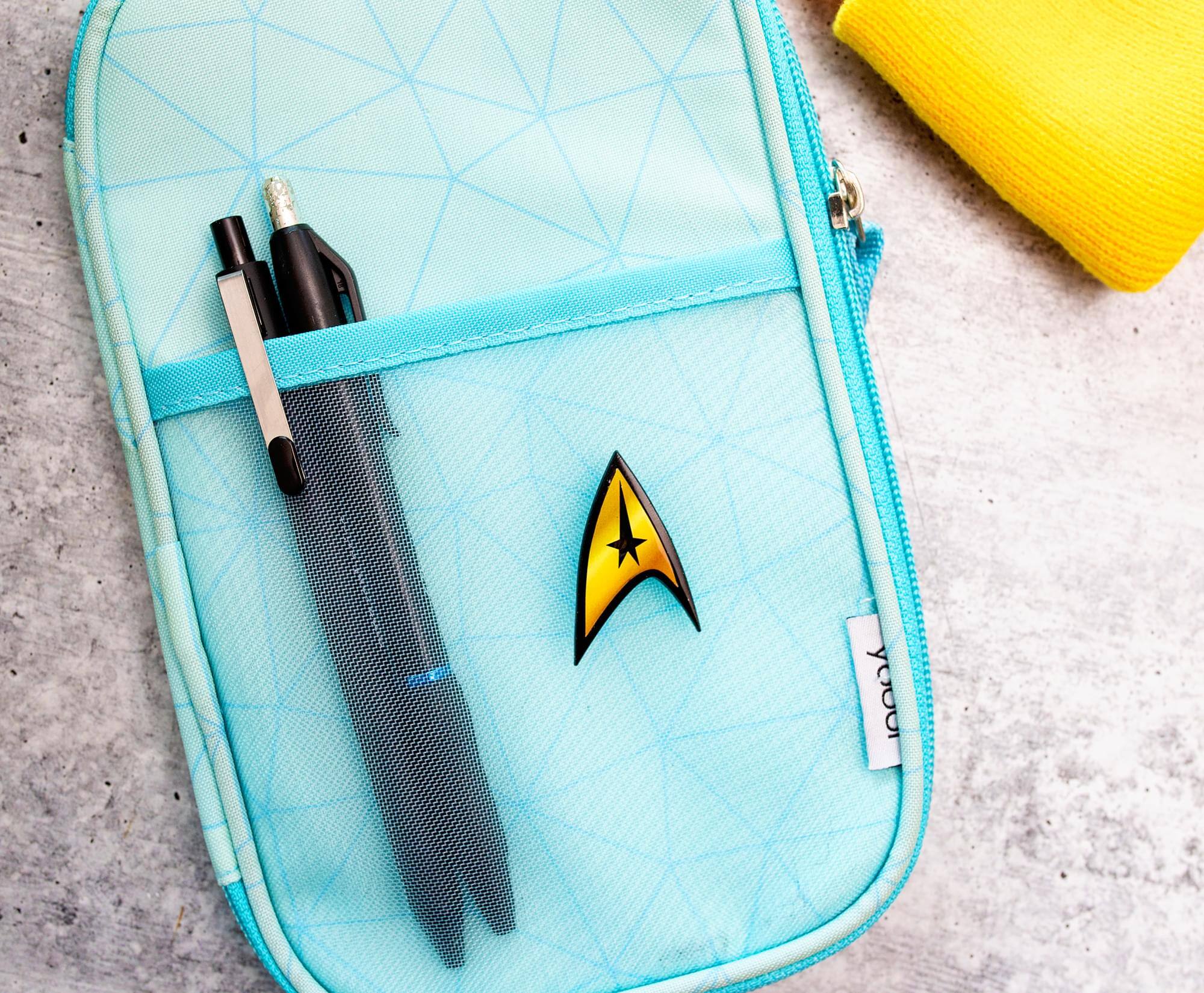 Alt View 6. Silver Buffalo - Star Trek: The Original Series Delta Starfleet Command Enamel Pin - Gold.