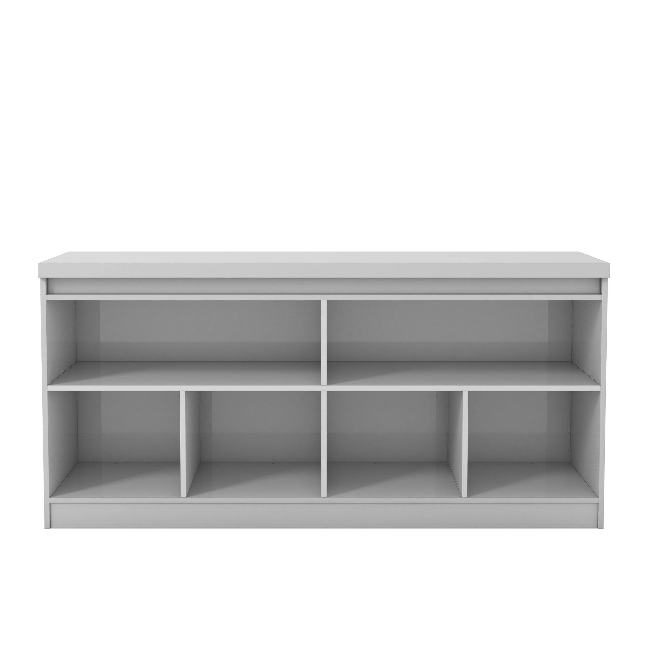 Back. Manhattan Comfort - Viennese Contemporary Modern 62" Sideboard - White.