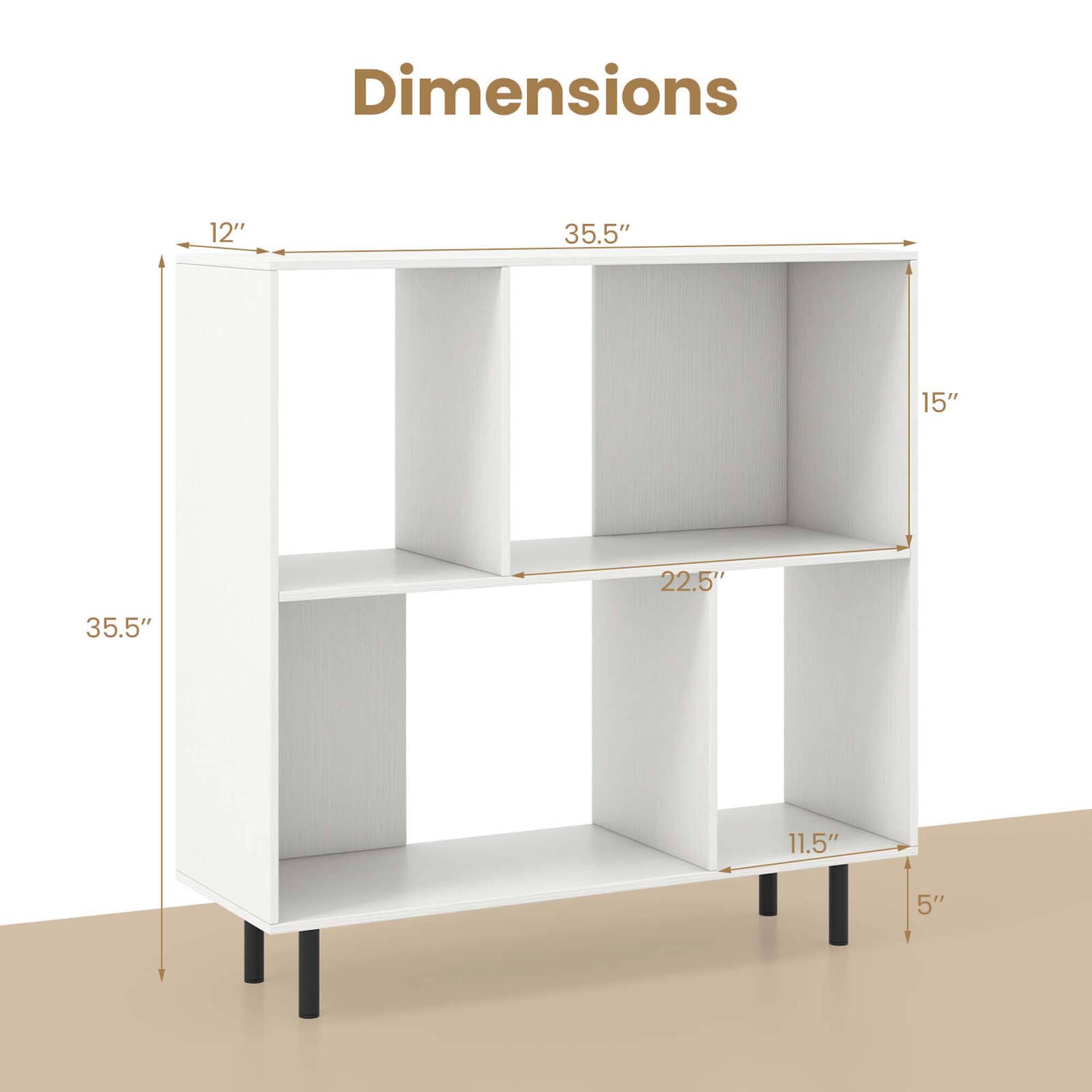 Dimensions: 12" x 35.5" x 15" x 22.5" x 35.5" x 11.5" x 5".
