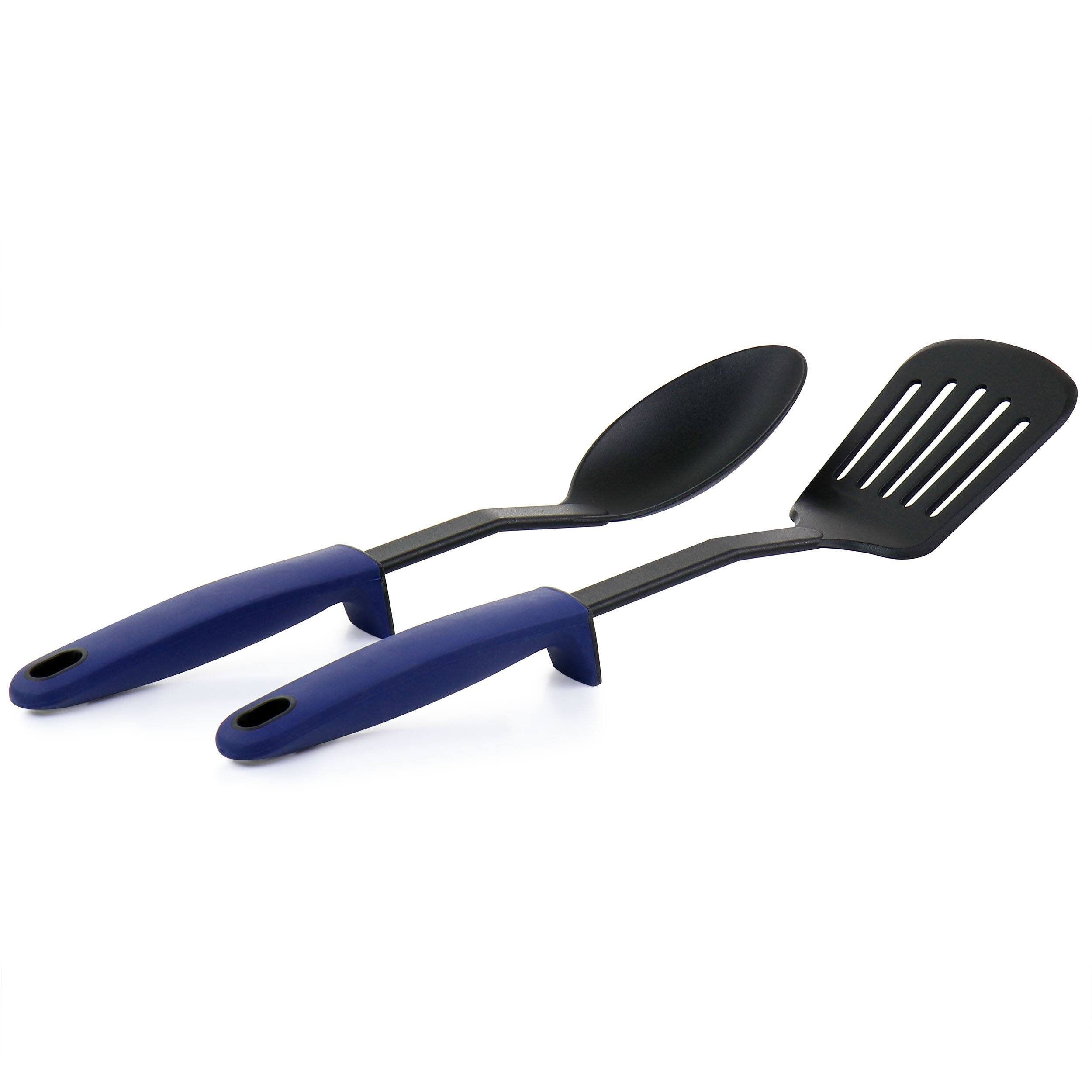 Alt View 5. Oster - Oster 7 Piece Non Stick Aluminum Cookware Set in Blue - Blue.