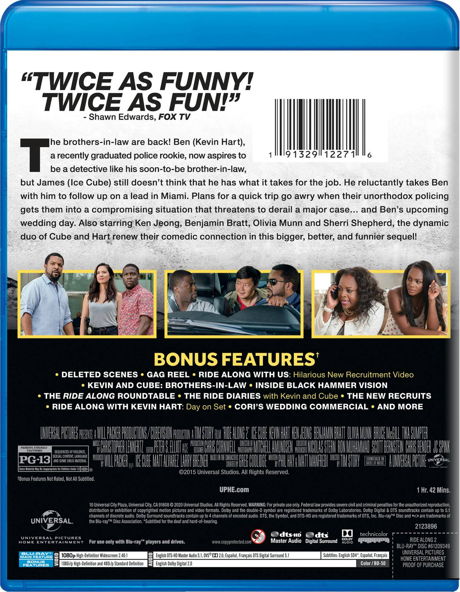 Angle. Ride Along 2 (Blu-ray New Box Art) [Blu-ray].