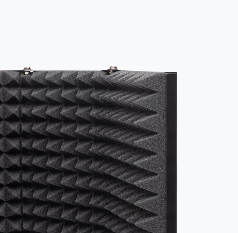 Angle. On Stage Stands - On-Stage ASMS3000 Isolation Shield - Black.