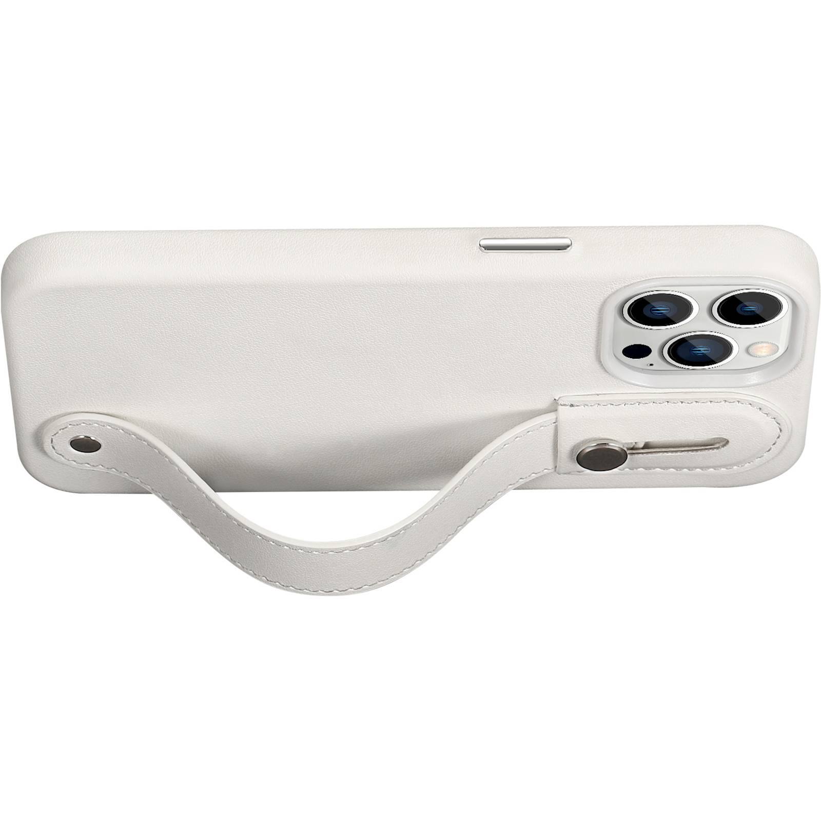 Alt View 15. SaharaCase - FingerGrip Series Case with Strap for Apple iPhone 13 Pro - White.