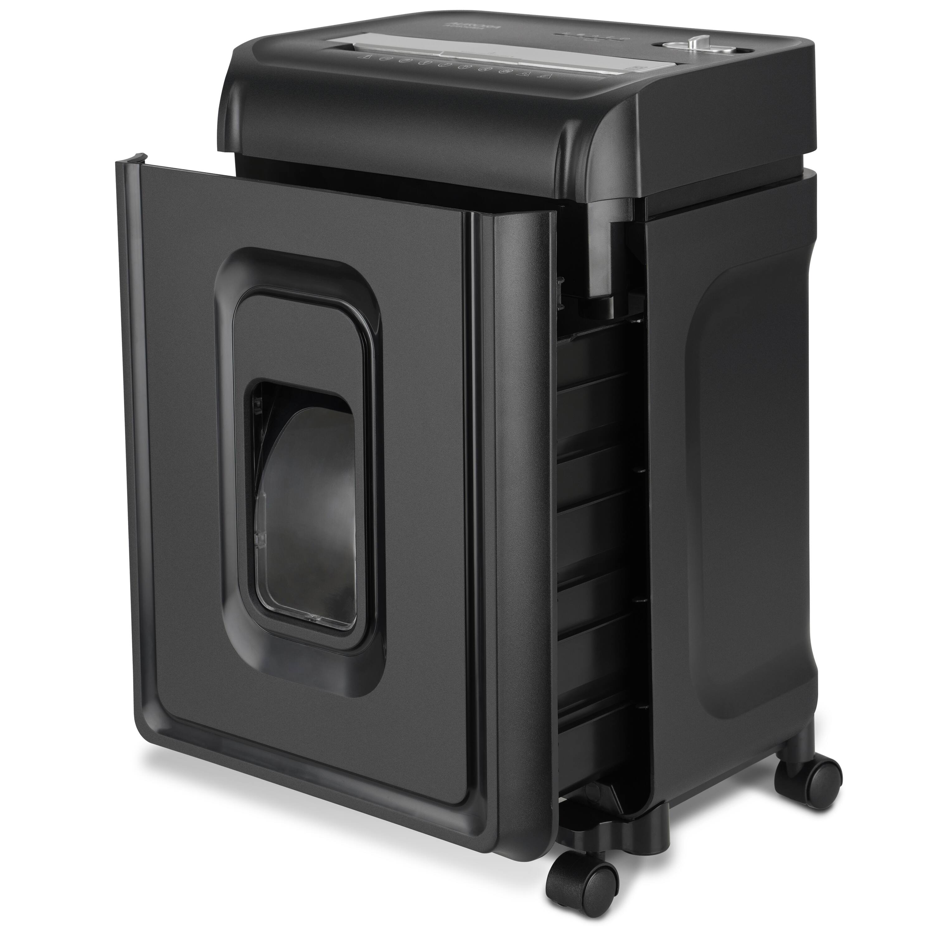 Alt View 1. Aurora - Aurora AU1085MA High-Security 10-Sheet Micro-Cut Paper  Shredder | 4-Gallon Pullout Wastebasket | 20 min Run Time - Black.