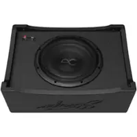 AudioControl - 10” Single-Voice-Coil 2-Ohm Loaded Subwoofer Enclosure - Black - Front_Zoom