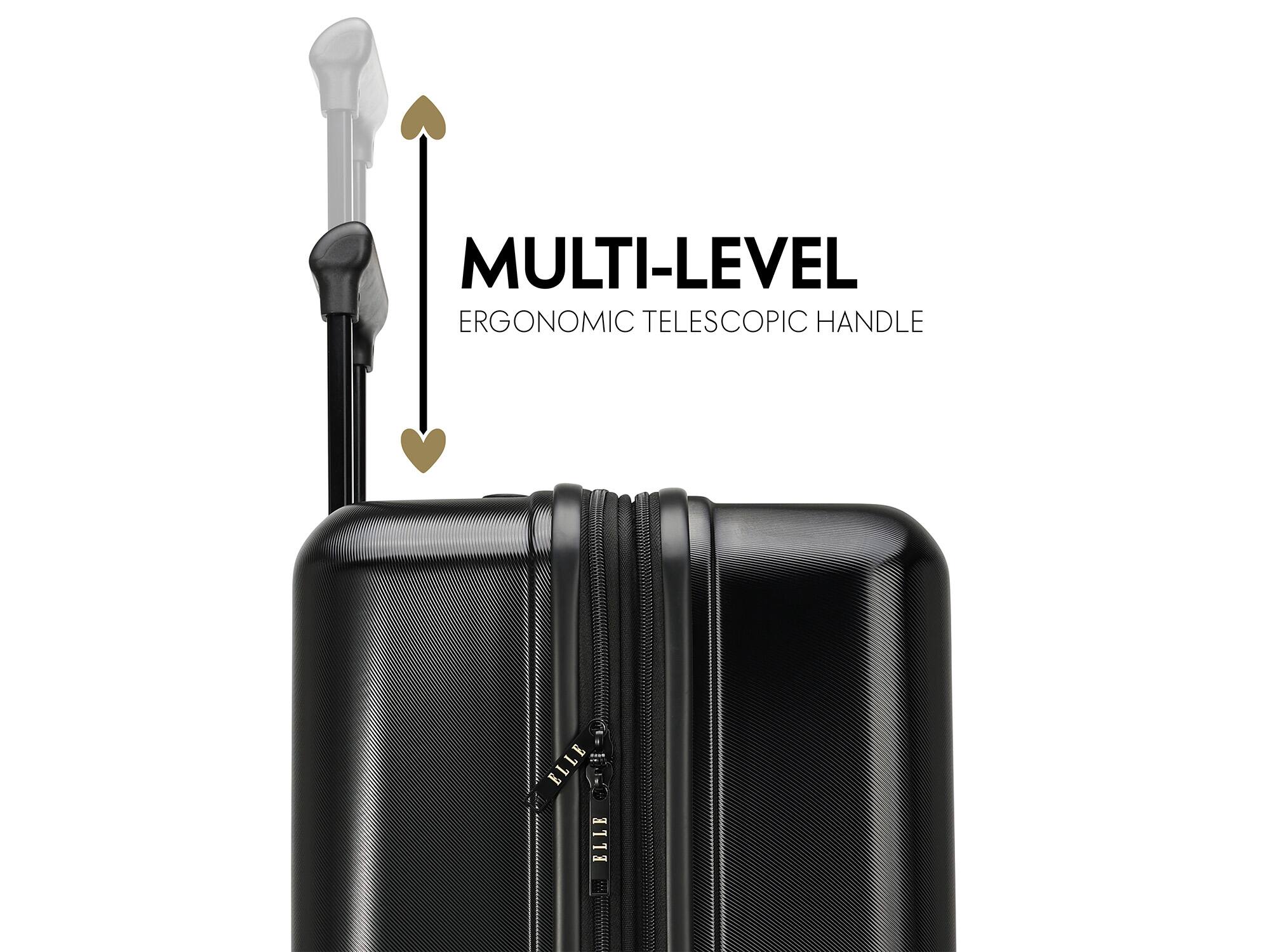 MULTI-LEVEL ERGONOMIC TELESCOPIC HANDLE ELLE ELLE