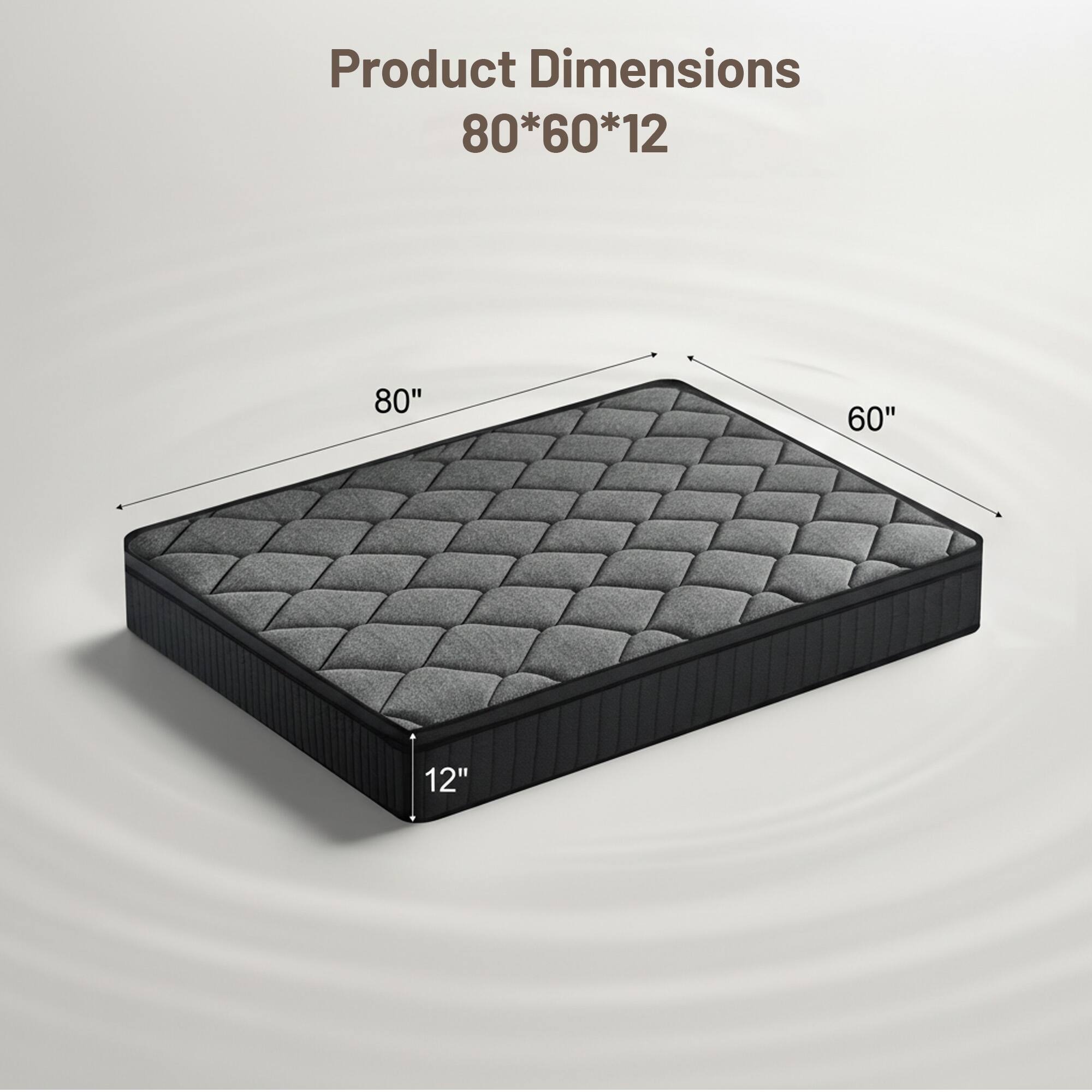 Product Dimensions 80*60*12

80"
60"
12"