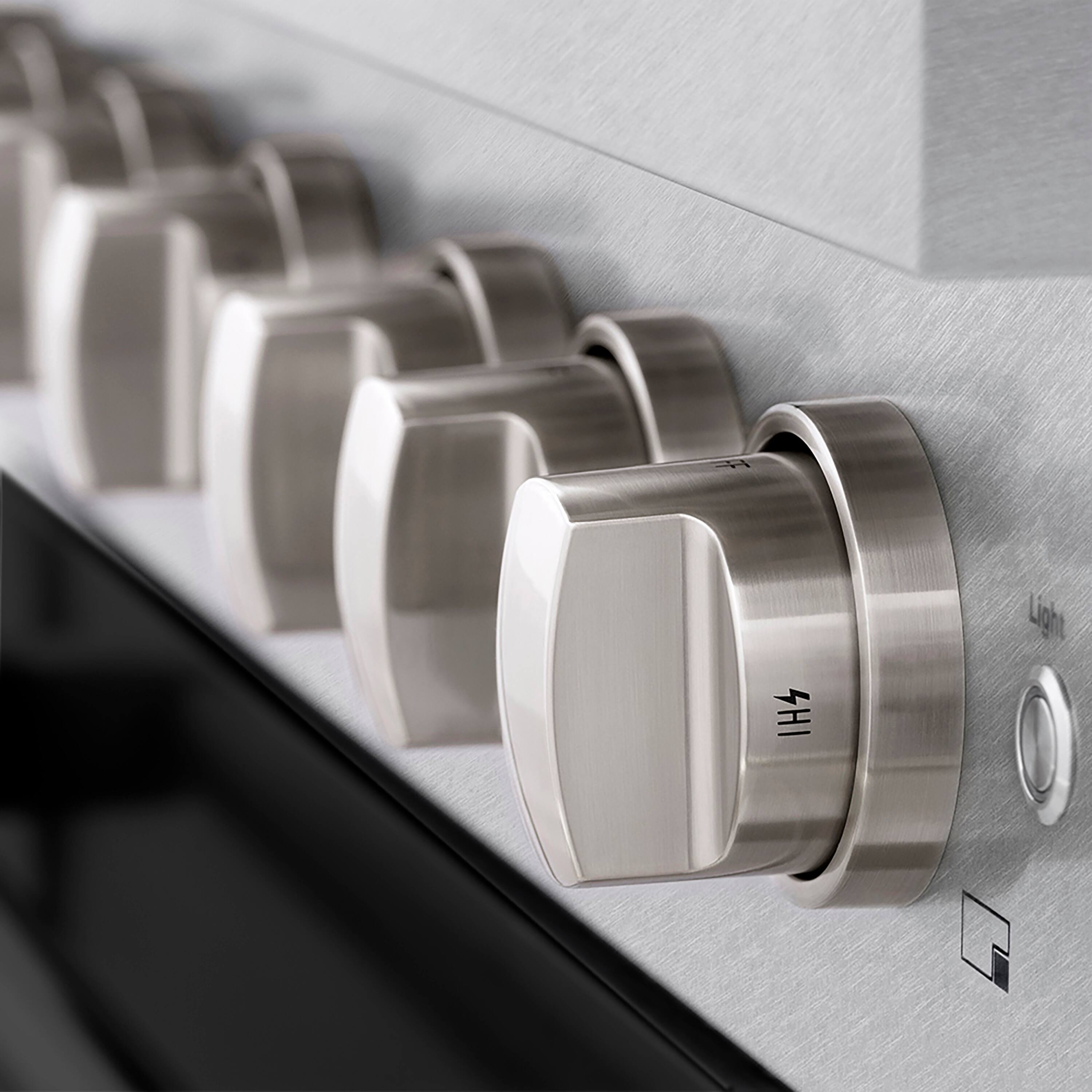 Alt View 17. ZLINE - 36 in. 5.2 cu. ft. Freestanding Paramount Gas DuoPro Range with Convection Oven - Black Matte.