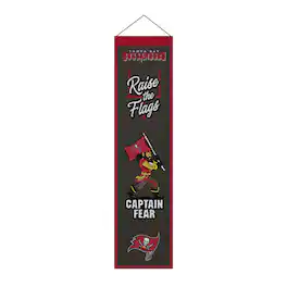Sporticulture - Tampa Bay Buccaneers 8" x 32" Icons Banner - Multicolor
