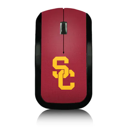Front. Keyscaper - USC Trojans Solid Design Wireless Mouse - Multicolor.