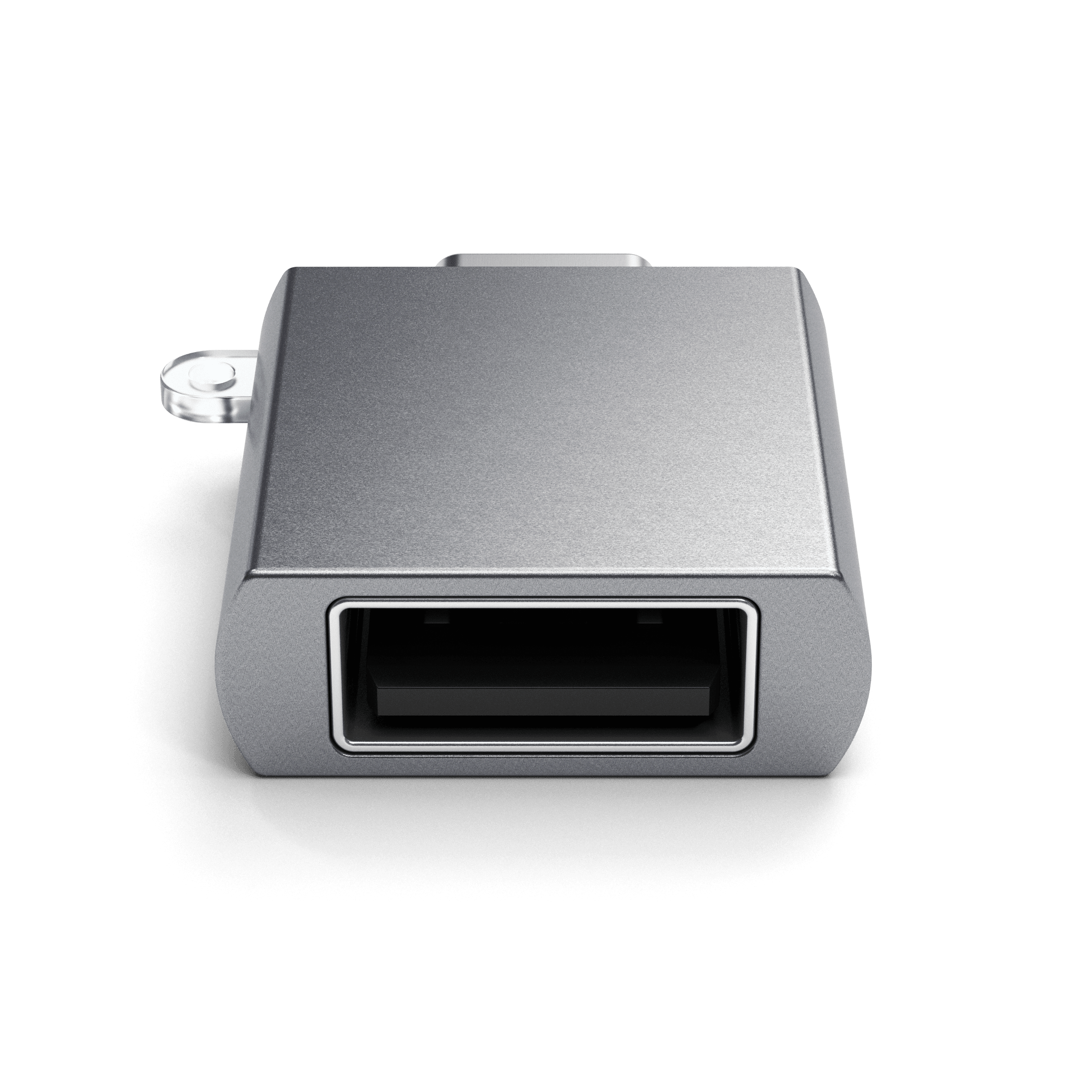 Angle. Satechi - USB-C to USB 3.0 Adapter Cable - Type-C to Type-A Female for MacBook Air/Pro, iPad Air/Pro, Mac mini, iMac - Space Gray.