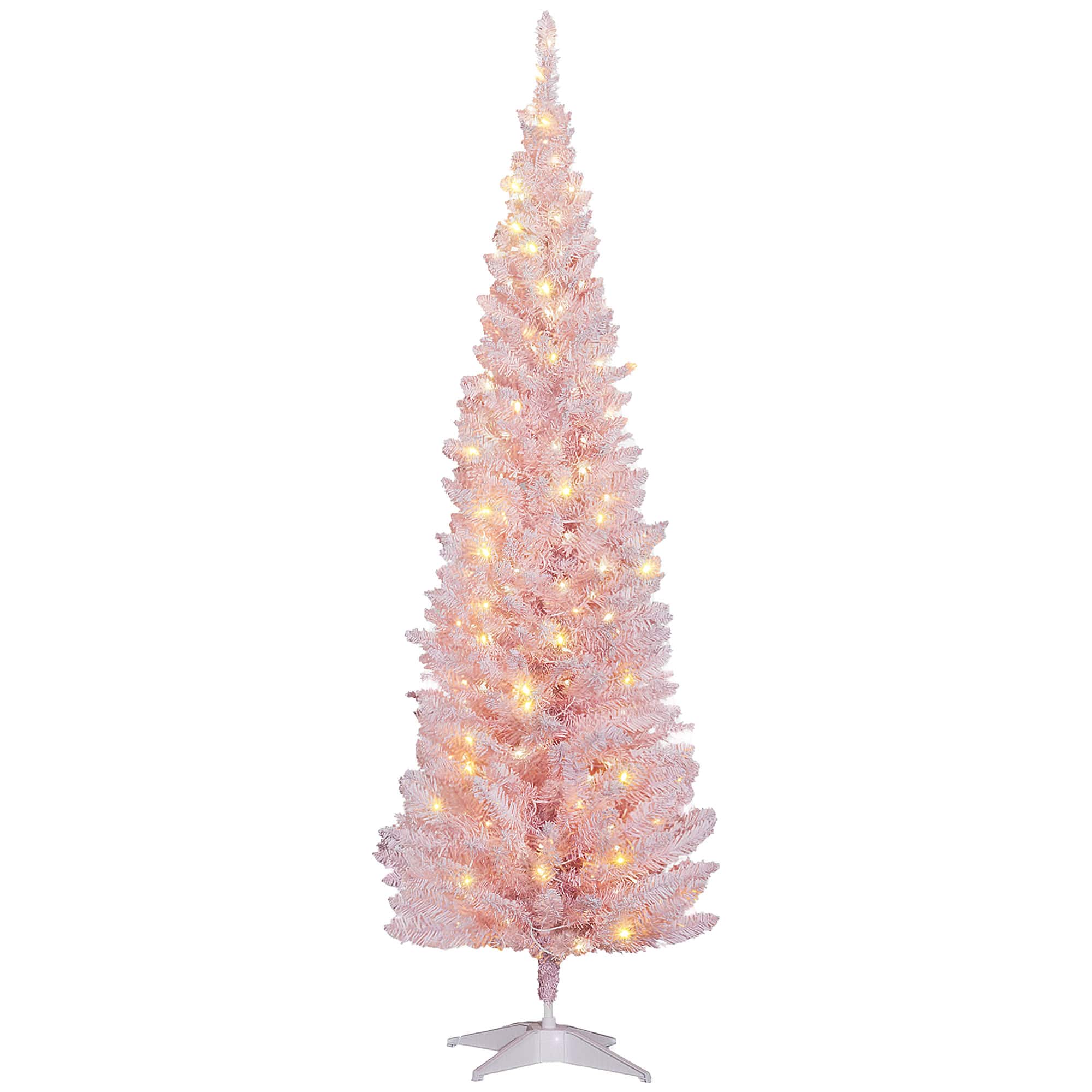 Homcom - Pencil Christmas Tree - Pink