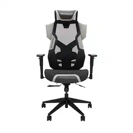Respawn Products - RESPAWN FLEXX Mesh Gaming Chair With Lumbar Support, Adjustable Headrest - Gray