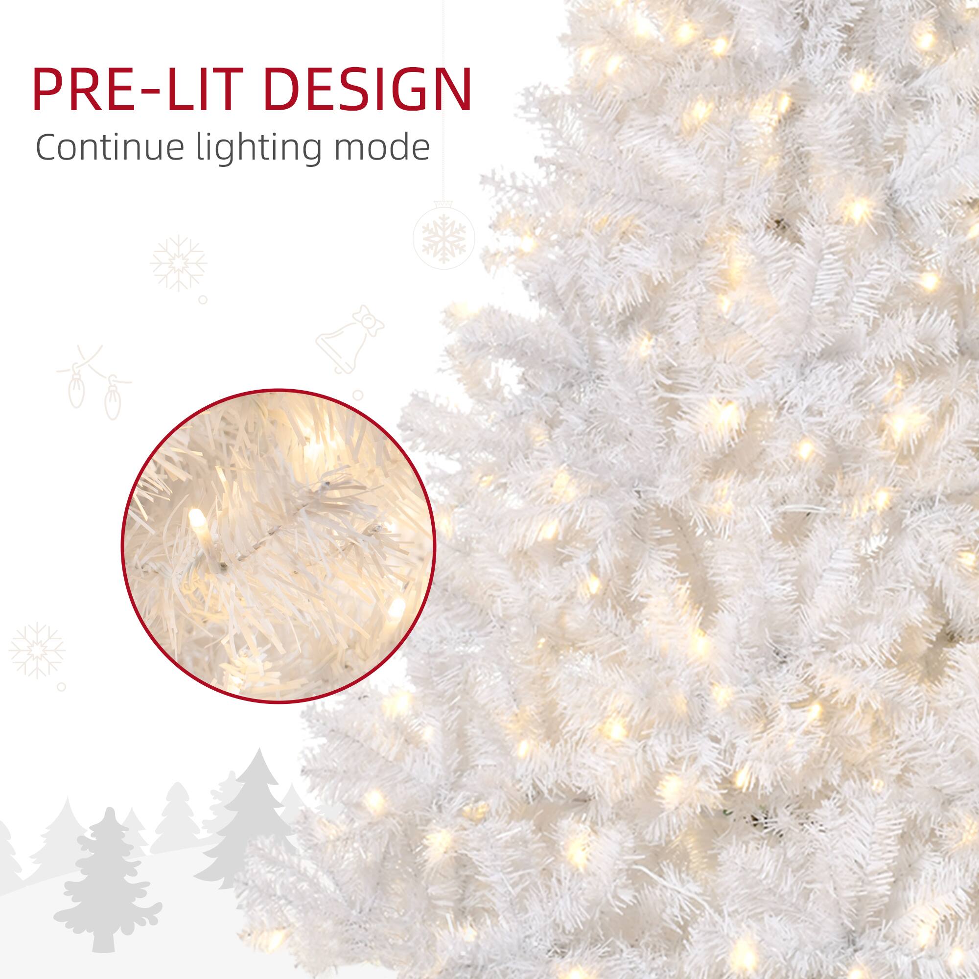 PRE-LIT DESIGN  
Continue lighting mode