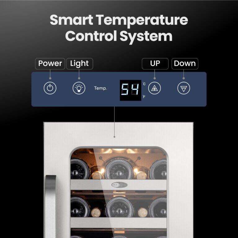 Smart Temperature Control System  
Power Light UP Down  
Temp. 54°C