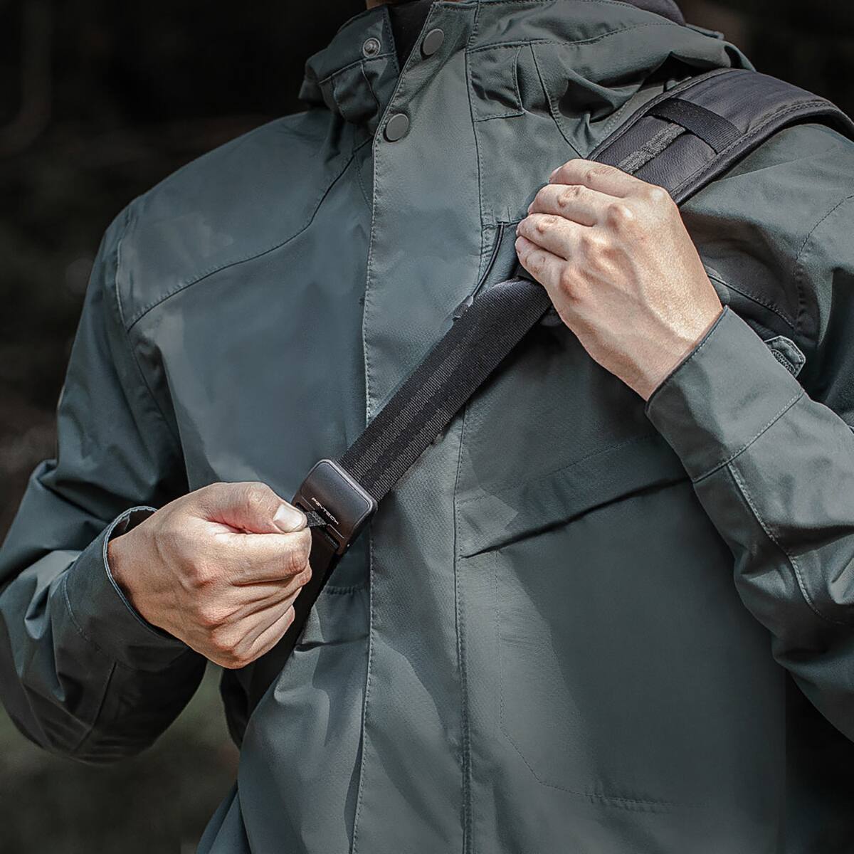 Alt View 5. PGYTECH - PGYTECH OneMo 11L Sling, Grey Camo.