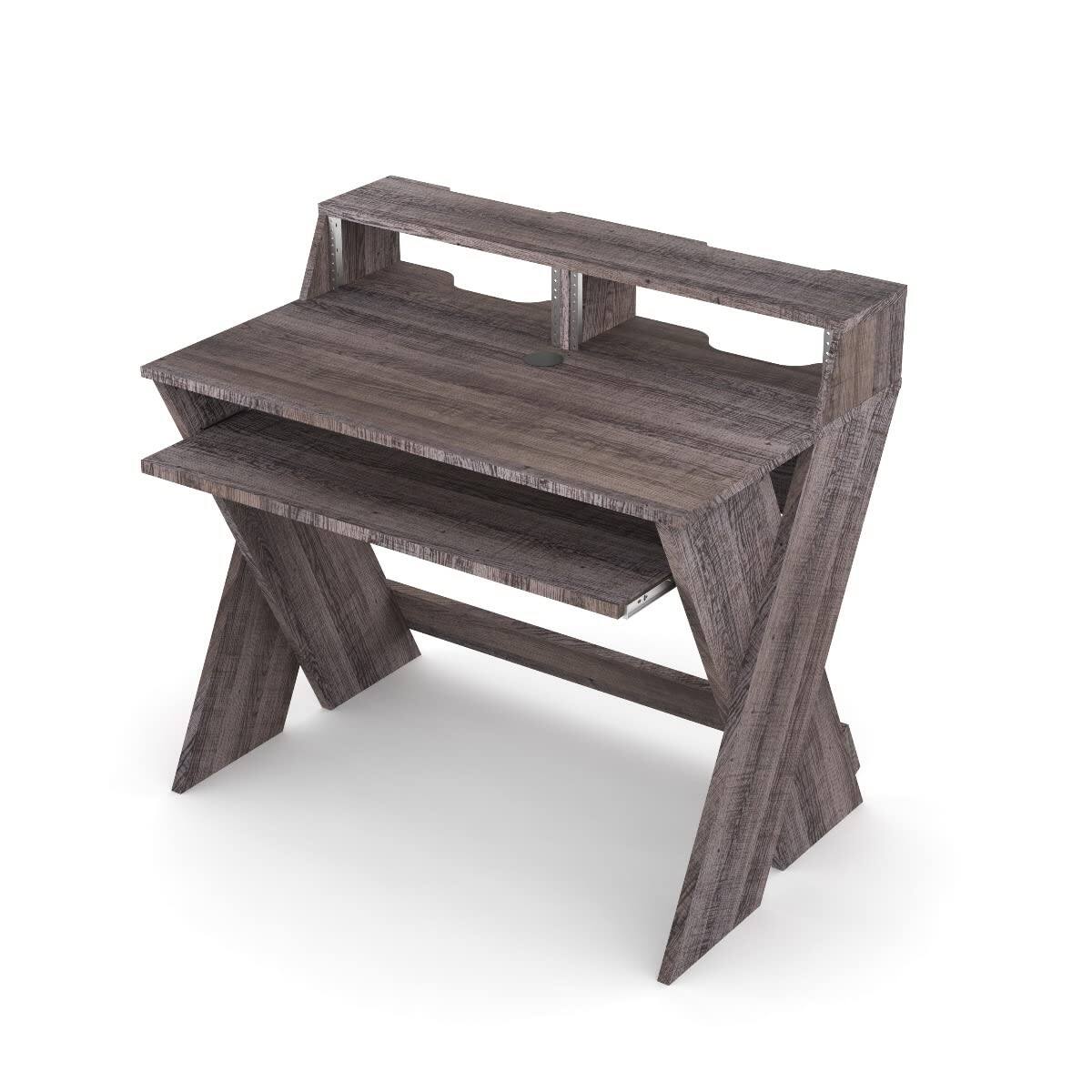 Alt View 7. Glorious - Glorious Sound Desk Compact Professional Studio Workstation with Pull-out Keyboard Compartment (Walnut) - "NA".