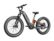 Angle Zoom. Heybike - Hero Carbon Fiber Ebike w/60 mi Max Operating Range 35 mph Max Speed 400 lbs Max Load 750W Mid-Drive - Tangerine.