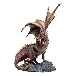 McFarlane Toys - Dragons 14 Inch Mythical Eternal Clan Dragon Resin Figurine - Brown