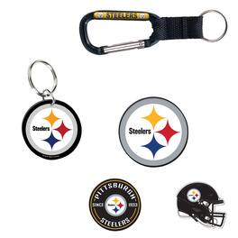 WinCraft - Pittsburgh Steelers 5-Pack Key Ring and Fridge Magnet Set - Multicolor