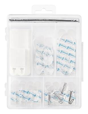 Alt View 2. Command - Command Assorted Hook Kit, Clear, 53/Pack (17232-ES) - Clear.