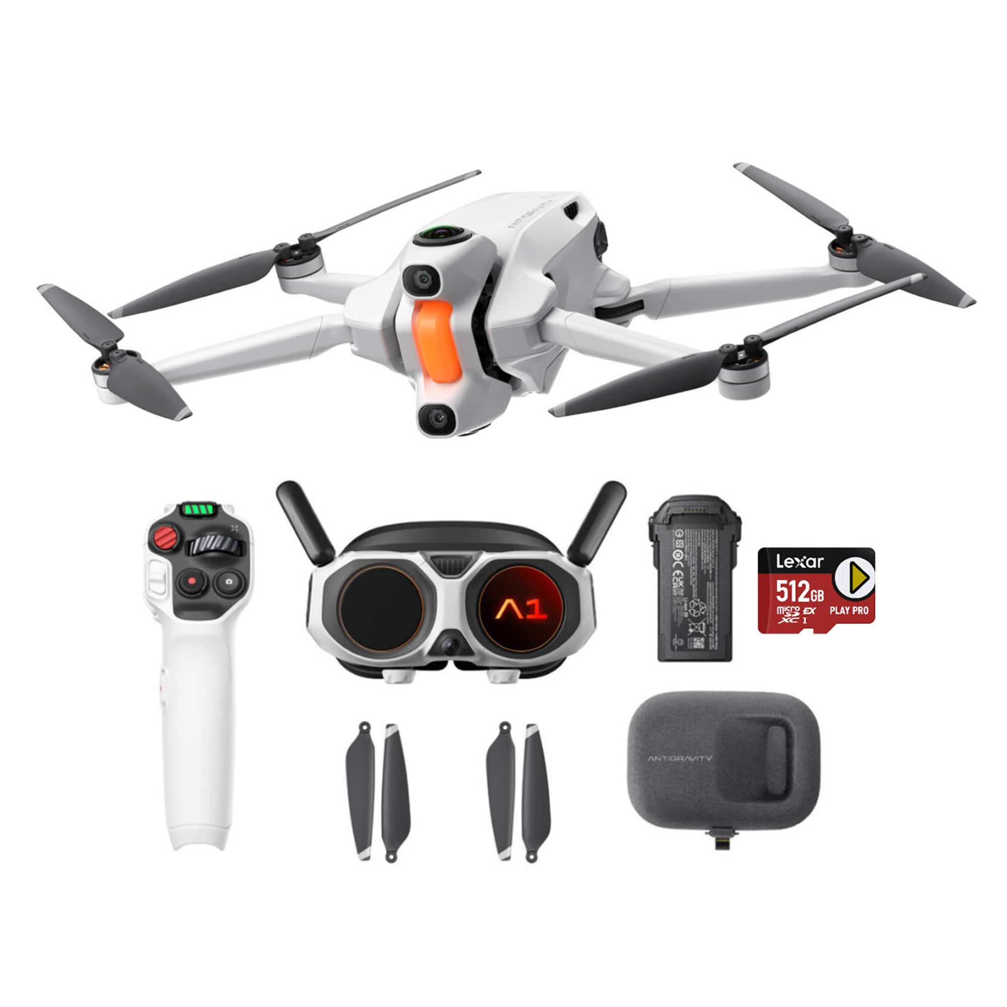 Antigravity - A1 8K 360 Drone Standard Bundle with 512GB Micro Express Memory Card