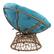 Alt View 12. OSP Home Furnishings - Papasan Chair - Blue.